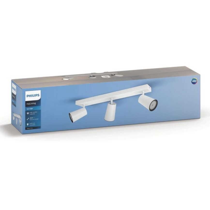 Philips - Faretto LED 3xGU10/5,5W/230V