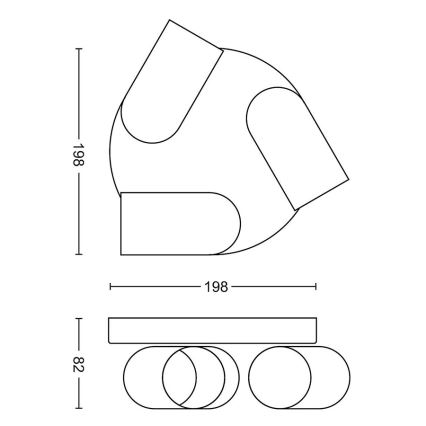 Philips - Spot 3xGU10/5,5W/230V