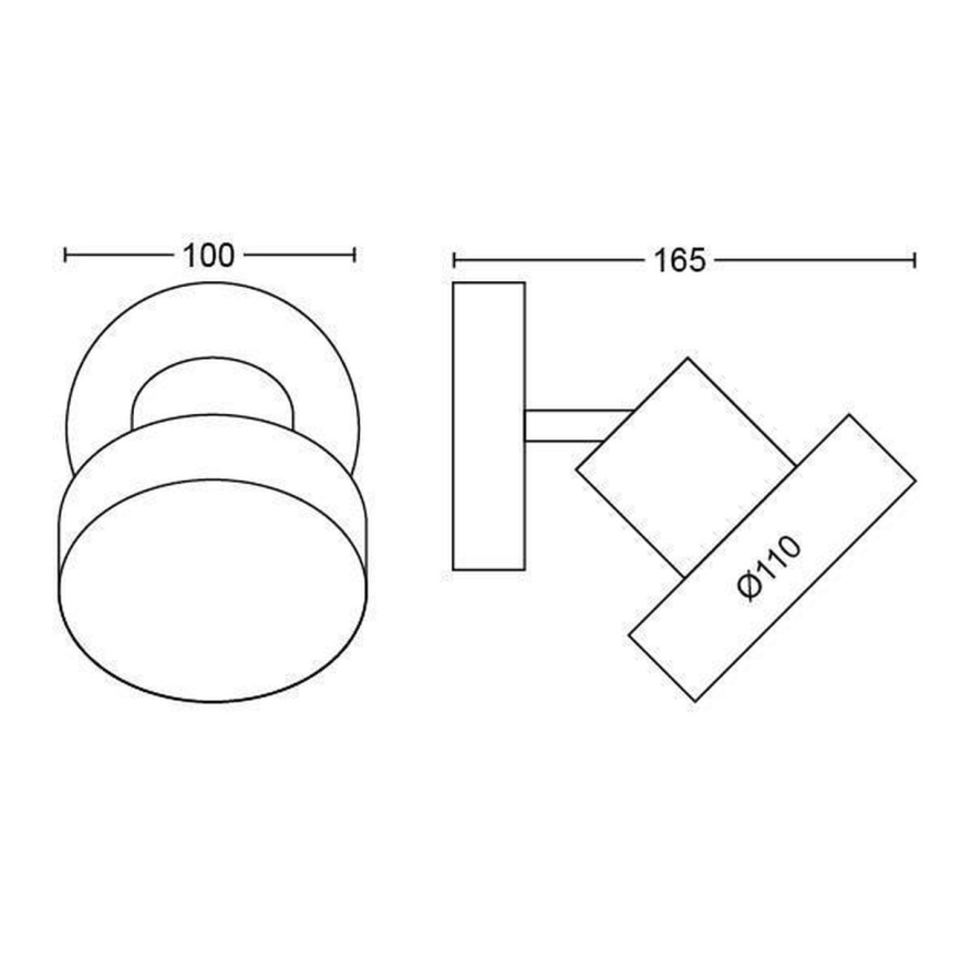 Philips 50601/30/P0 - Spot LED BUKKO LED/4,5W/230V
