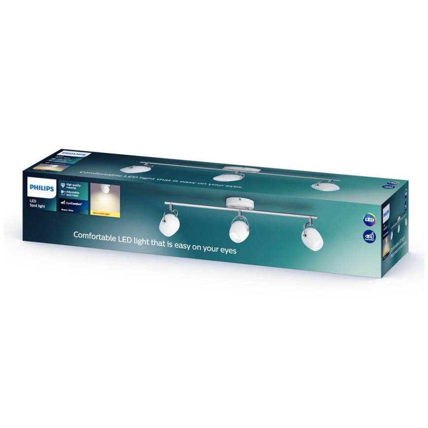 Philips 50613/31/P0 - Luce Spot a LED RIVANO 3xLED/4,3W/230V
