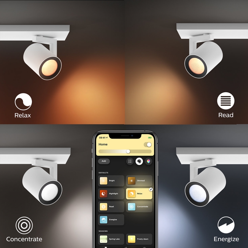 Philips 50622/31/P7 - Luce Spot a LED HUE ARGENA 2xGU10/5,7W/230V