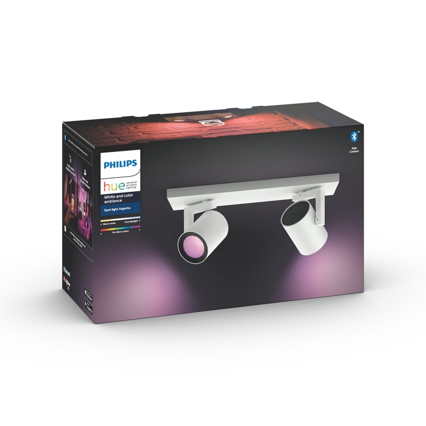 Philips 50622/31/P7 - Luce Spot a LED HUE ARGENA 2xGU10/5,7W/230V
