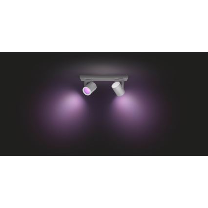 Philips 50622/48/P7 - Luce Spot a LED HUE ARGENA 2xGU10/5,7W/230V