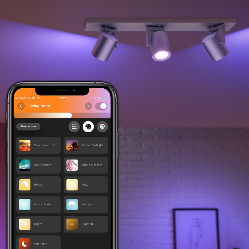Philips 50623/48/P7 - Luce Spot a LED HUE ARGENA 3xGU10/5,7W/230V