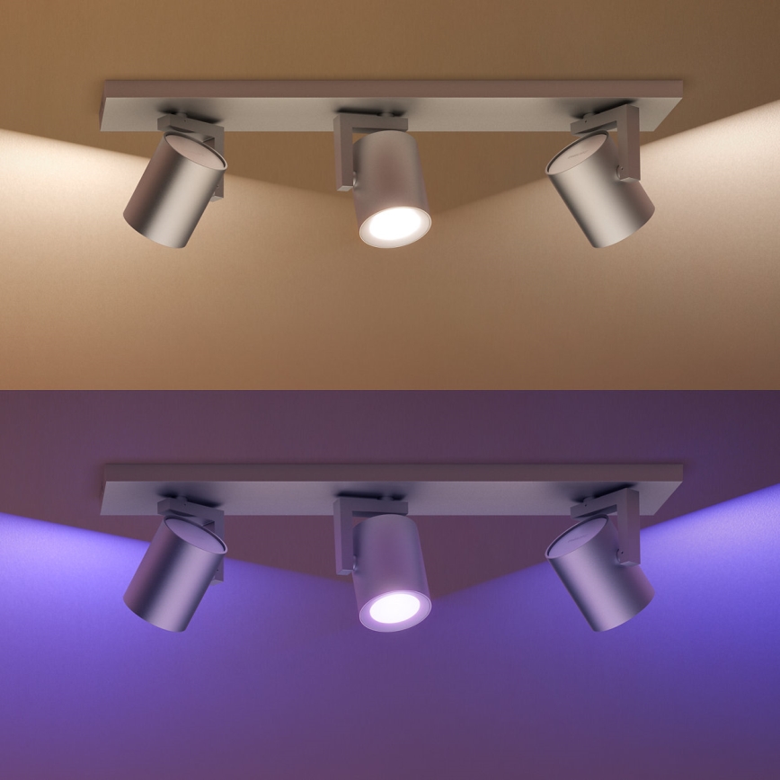 Philips 50623/48/P7 - Luce Spot a LED HUE ARGENA 3xGU10/5,7W/230V