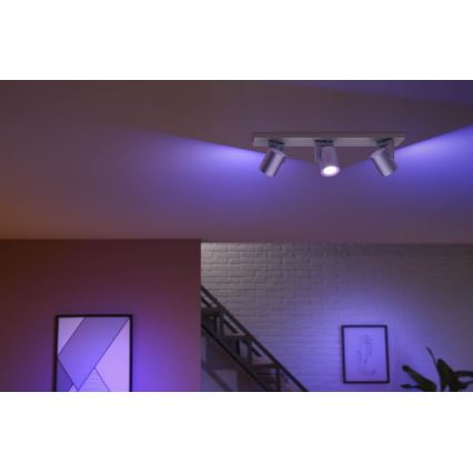 Philips 50623/48/P7 - Luce Spot a LED HUE ARGENA 3xGU10/5,7W/230V