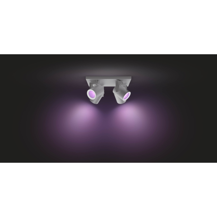 Philips 50624/48/P7 - Luce Spot a LED HUE ARGENA 4xGU10/5,7W/230V