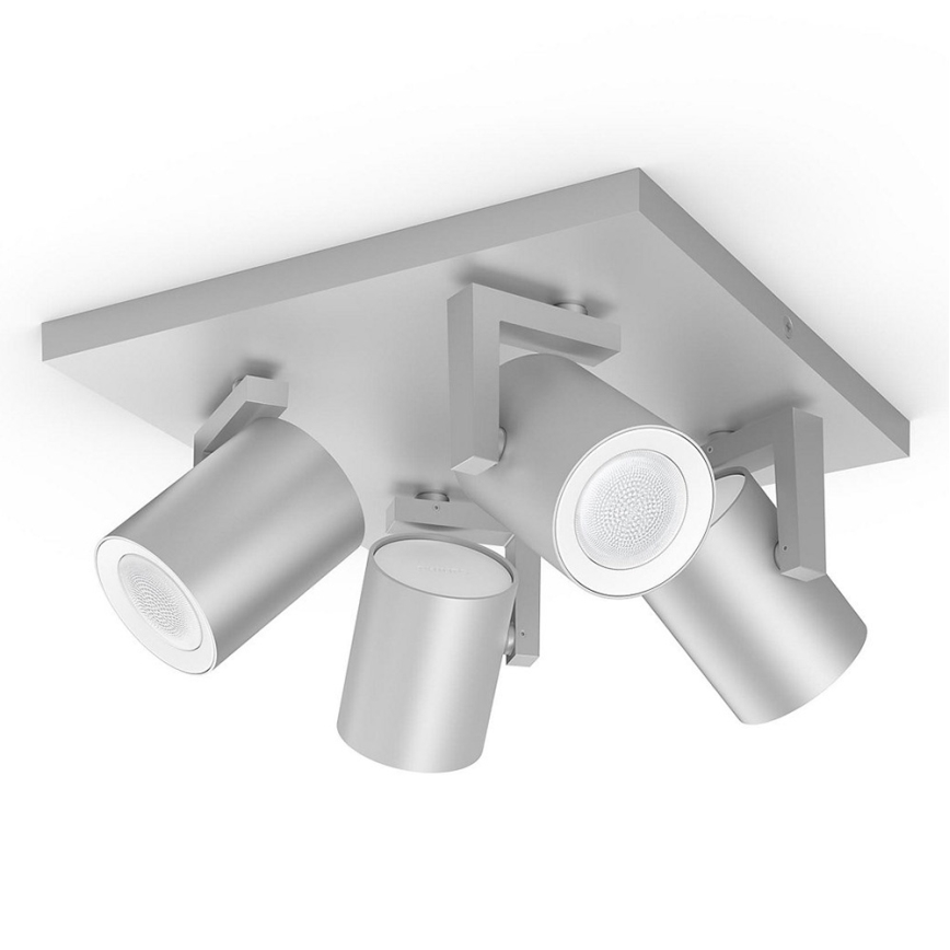 Philips 50624/48/P7 - Luce Spot a LED HUE ARGENA 4xGU10/5,7W/230V