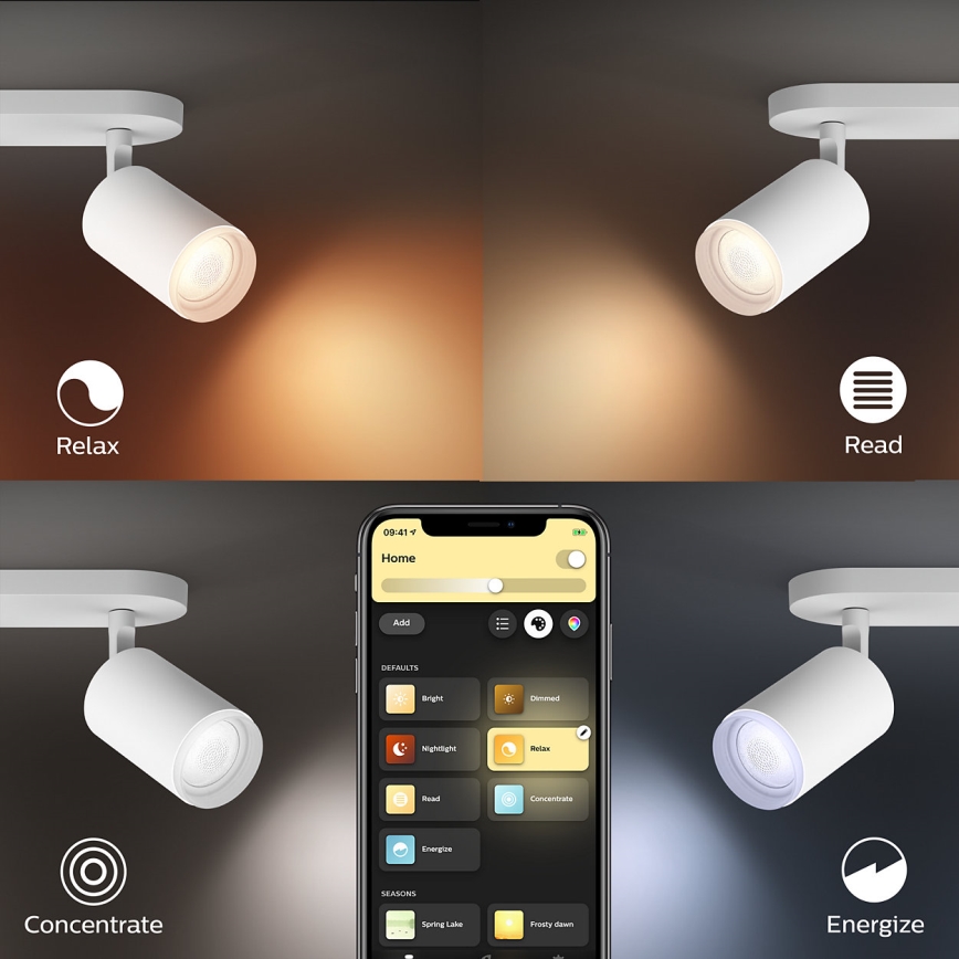 Philips 50631/31/P7 - Luce Spot a LED HUE FUGATO 1xGU10/5,7W/230V