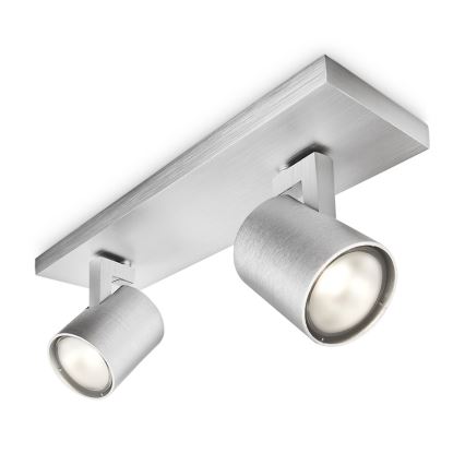 Philips 53092/48/12 - Faretto RUNNER 2xGU10/50W/230V