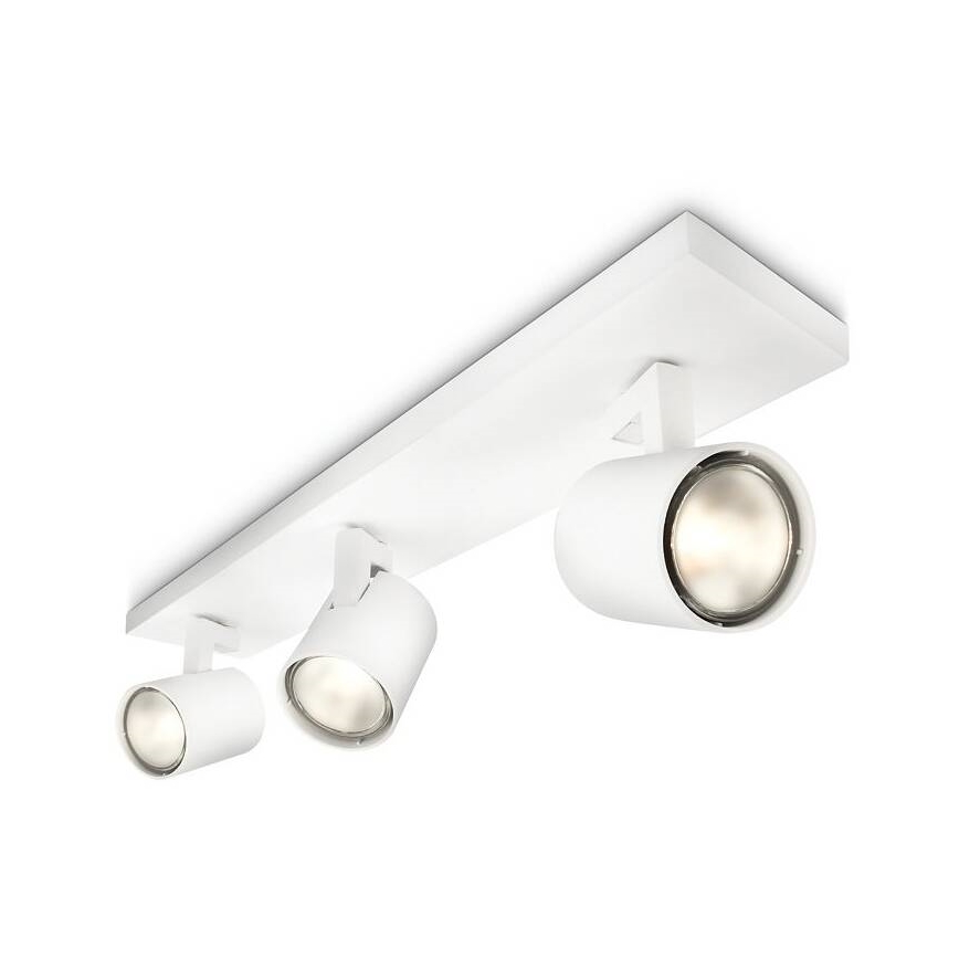 Philips - Faretto MYLIVING RUNNER 3xGU10/20W/230V