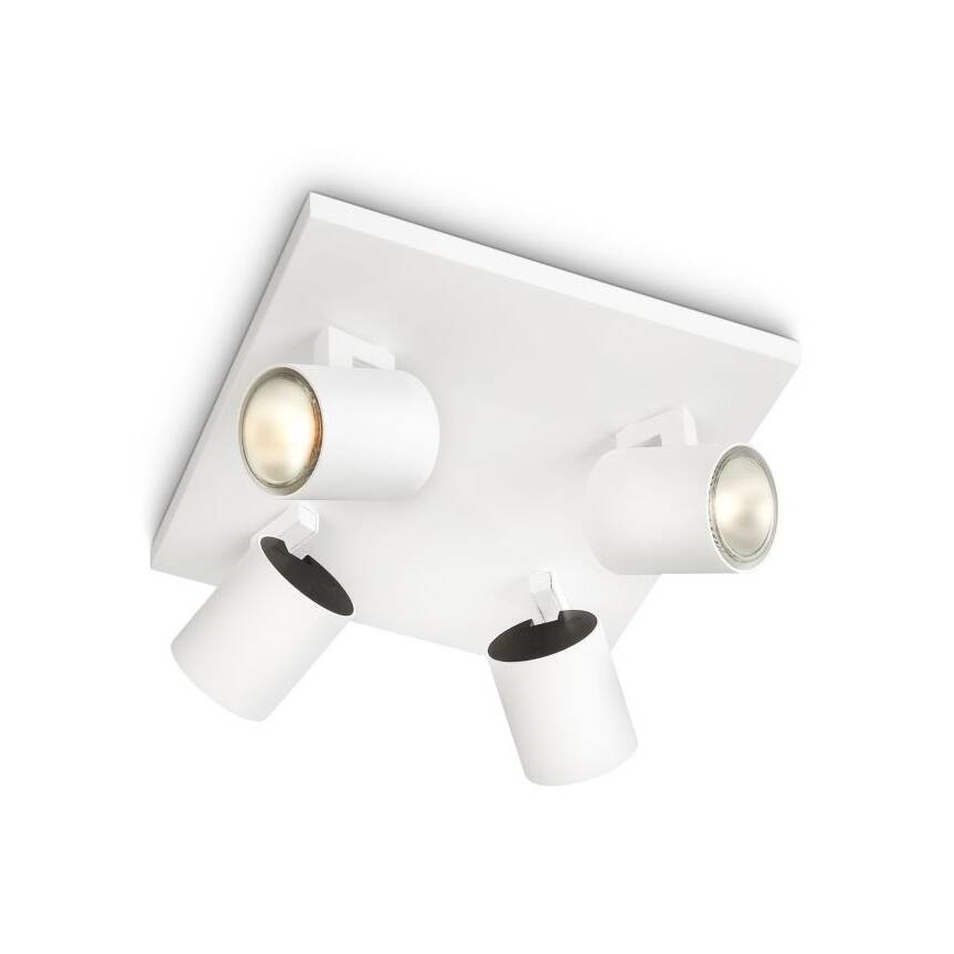 Philips - Deckenstrahler RUNNER 4xGU10/20W/230V weiß
