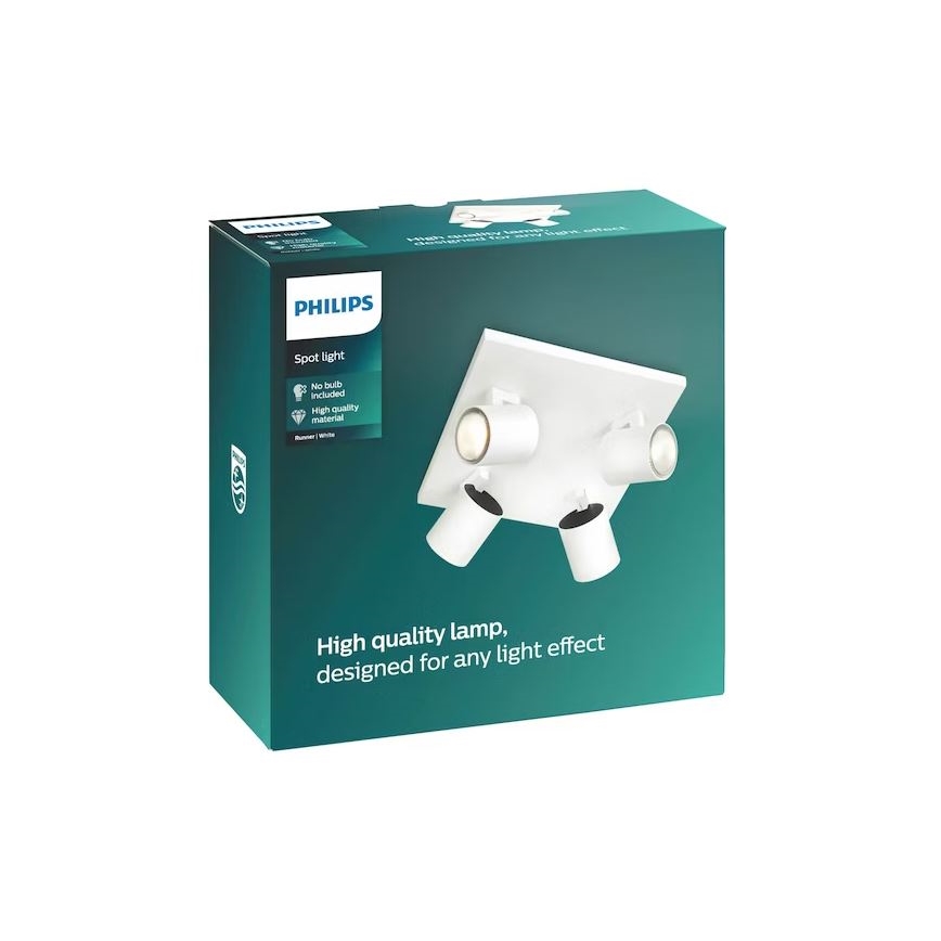 Philips - Deckenstrahler 4xGU10/20W/230V