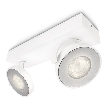 Philips 53172/31/P0 - Spot à intensité modulable MYLIVING CLOCKWORK 2xLED/4,5W