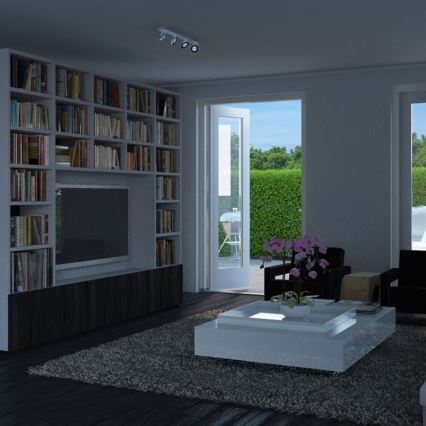 Philips 53174/48/16 - LED Spotlight MYLIVING CLOCKWORK 4xLED/4W/230V