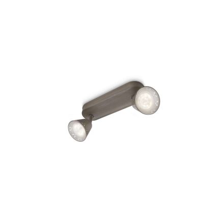 Philips 53252/26/16 - Faretto LED MYLIVING IDYLLIC 2xLED SMD/4W/230V