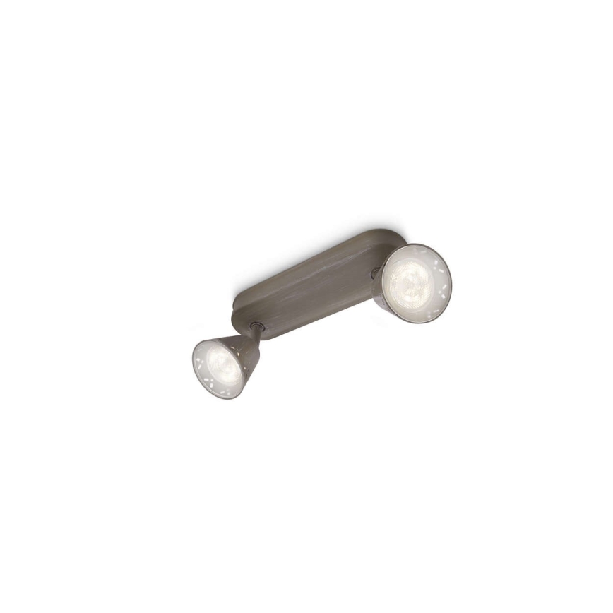 Philips 53252/26/16 - Faretto LED MYLIVING IDYLLIC 2xLED SMD/4W/230V