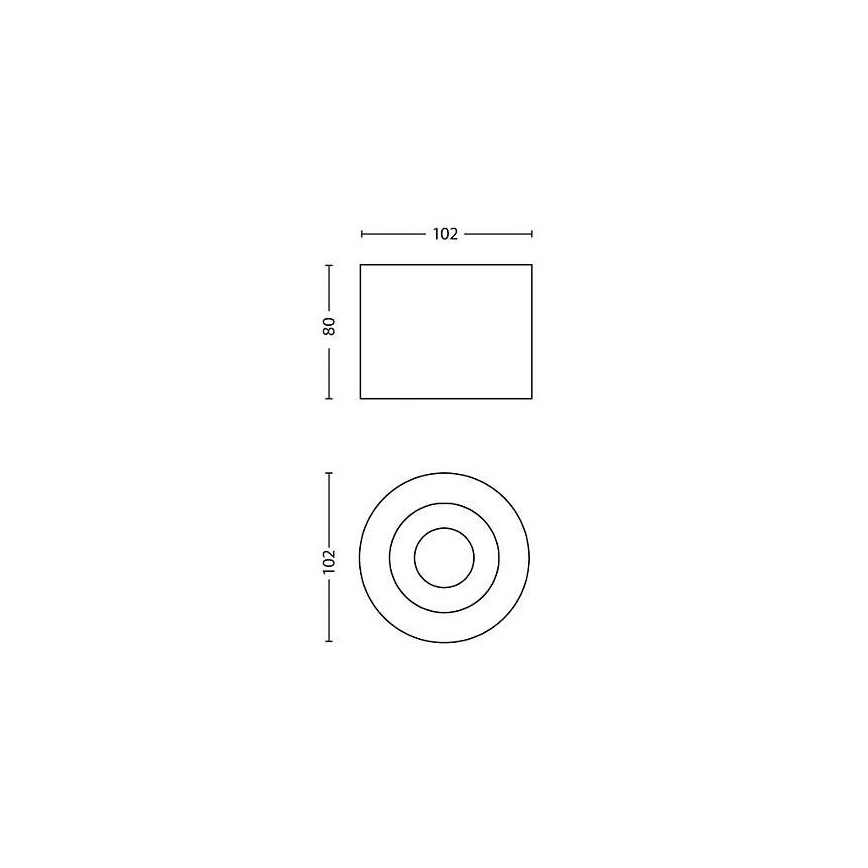 Philips - Spot à intensité variable LED 1xLED/4,5W/230V