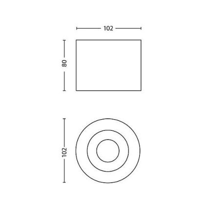 Philips - Spot LED dimmable 4,5W/230V