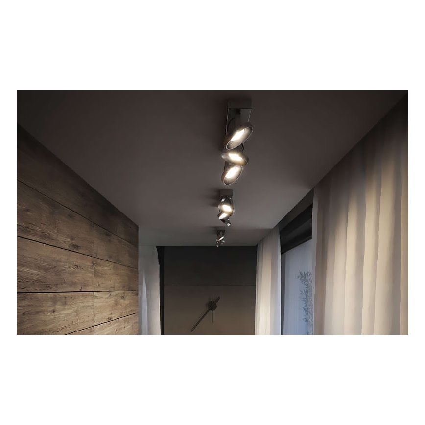 Philips Massive 53313/17/16 - LED bodové svítidlo SPUR 3xLED/4,5W/230V