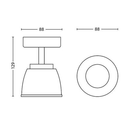 Philips 53350/17/16 - LED Spotlight COUNTY 1xLED/4W/230V