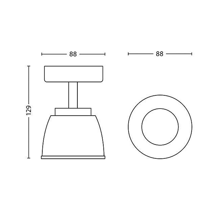 Philips 53350/17/16 - Spot LED COUNTY 1xLED/4W/230V