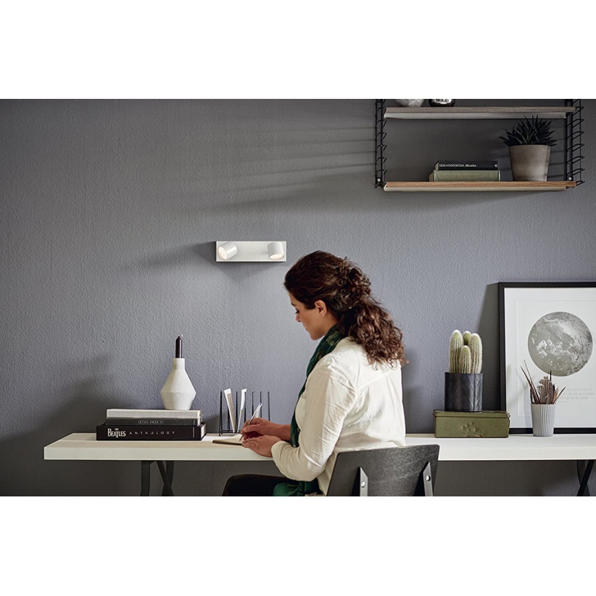 Philips 56242/31/P0 - Luce Spot a LED dimmerabile STAR 2xLED/4,5W/230V