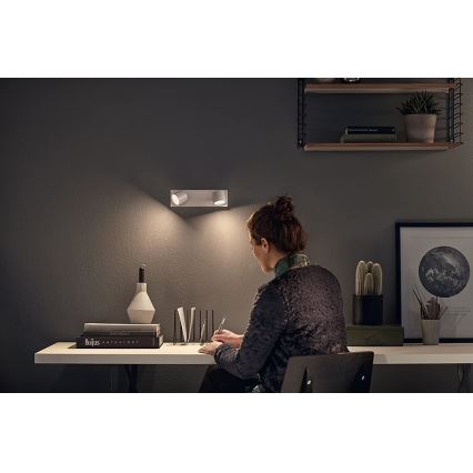 Philips 56242/31/P0 - Luce Spot a LED dimmerabile STAR 2xLED/4,5W/230V