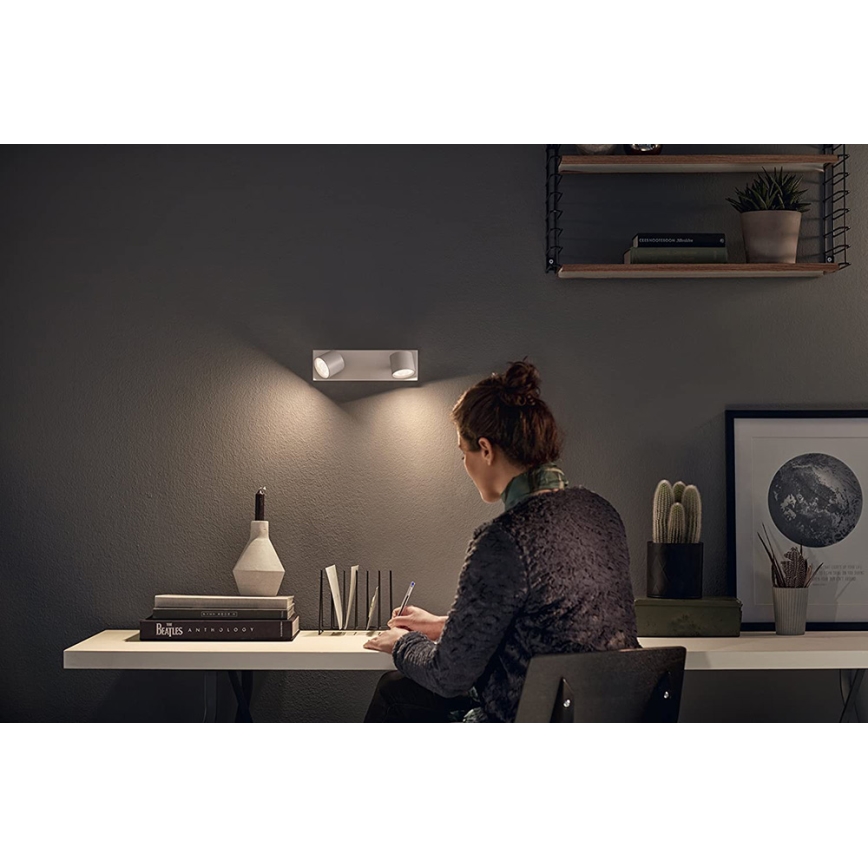 Philips 56242/31/P0 - Luce Spot a LED dimmerabile STAR 2xLED/4,5W/230V