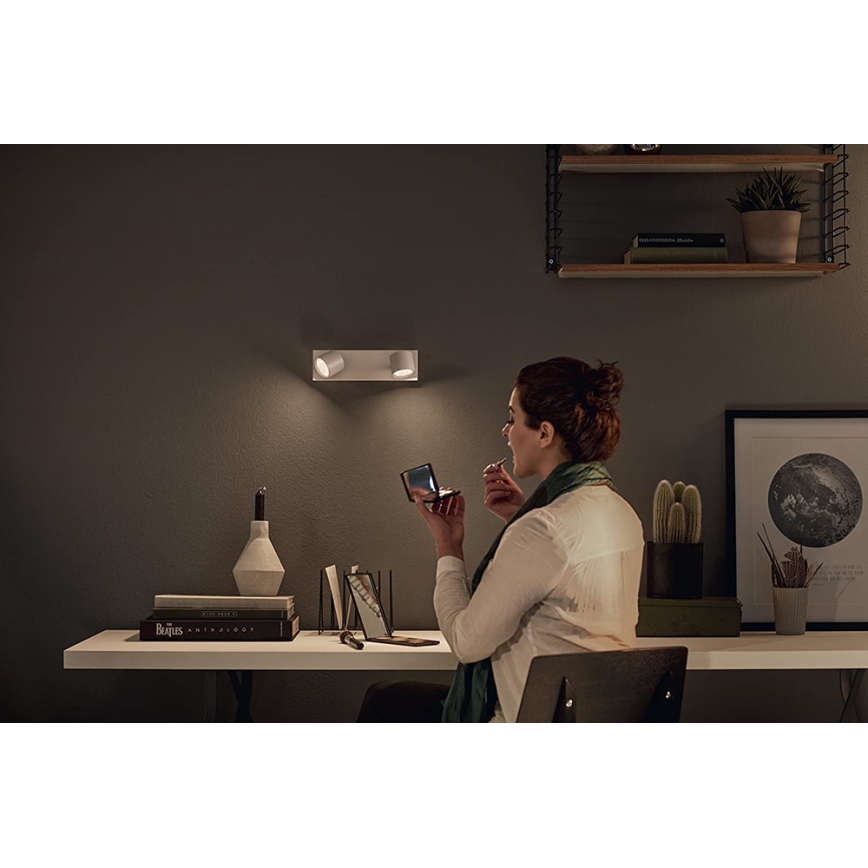 Philips 56242/31/P0 - Luce Spot a LED dimmerabile STAR 2xLED/4,5W/230V