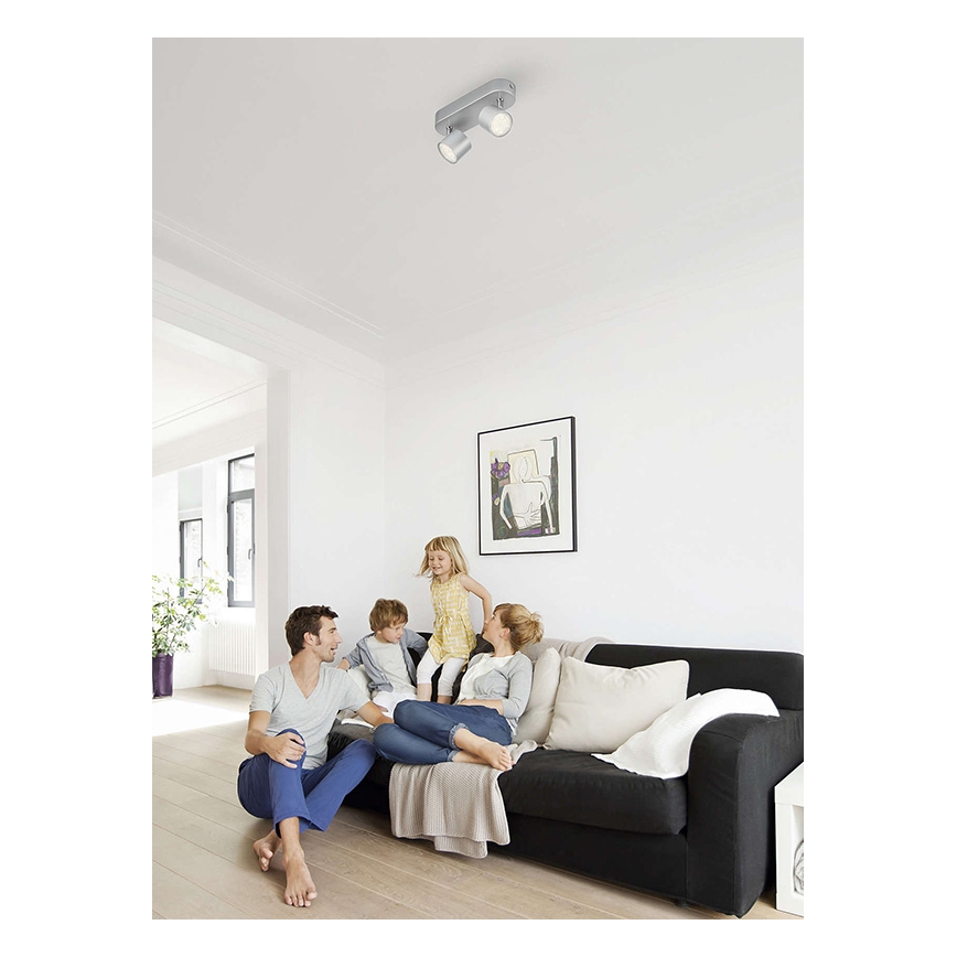 Philips Massive 56242/48/16 - LED bodové svítidlo STAR 2xLED/3W/230V