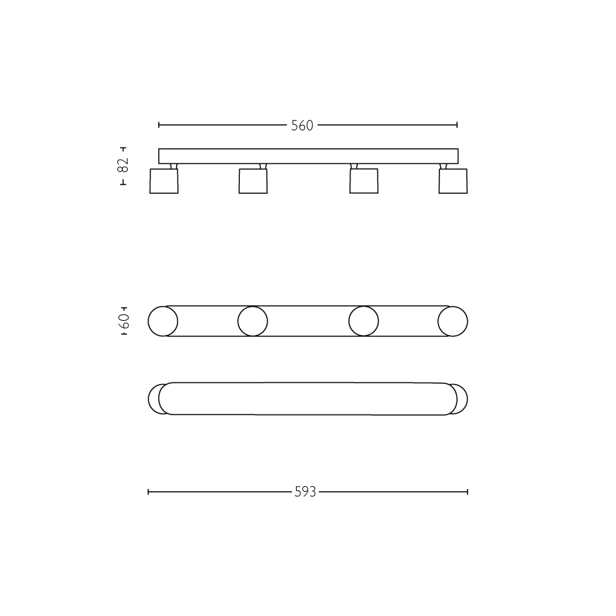 Philips - Luce Spot a LED dimmerabile 4xLED/4,5W/230V