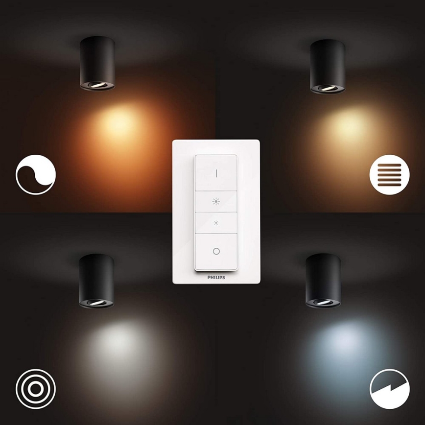 Philips - Spot à intensité variable LED Hue PILLAR 1xGU10/5W/230V + télécommande