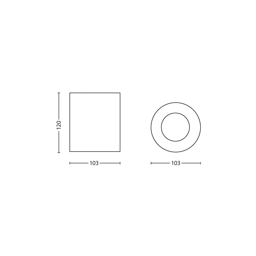 Philips 56330/31/PN - Faretto MYLIVING PILLAR 1xGU10/35W/230V