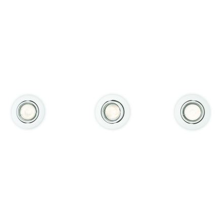 Philips 59243/31/E7 - KIT 3x Lampada da incasso ENIF 3xGU10/50W/230V
