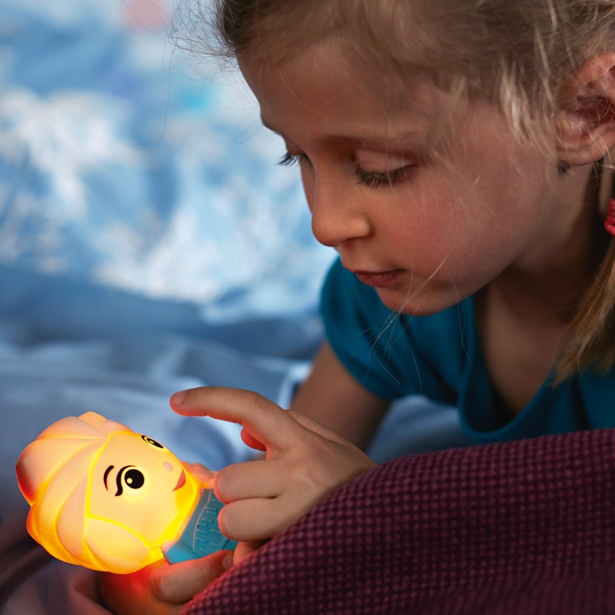 Philips 71768/03/16 - Kinderleuchte DISNEY ELSA LED/2xAAA