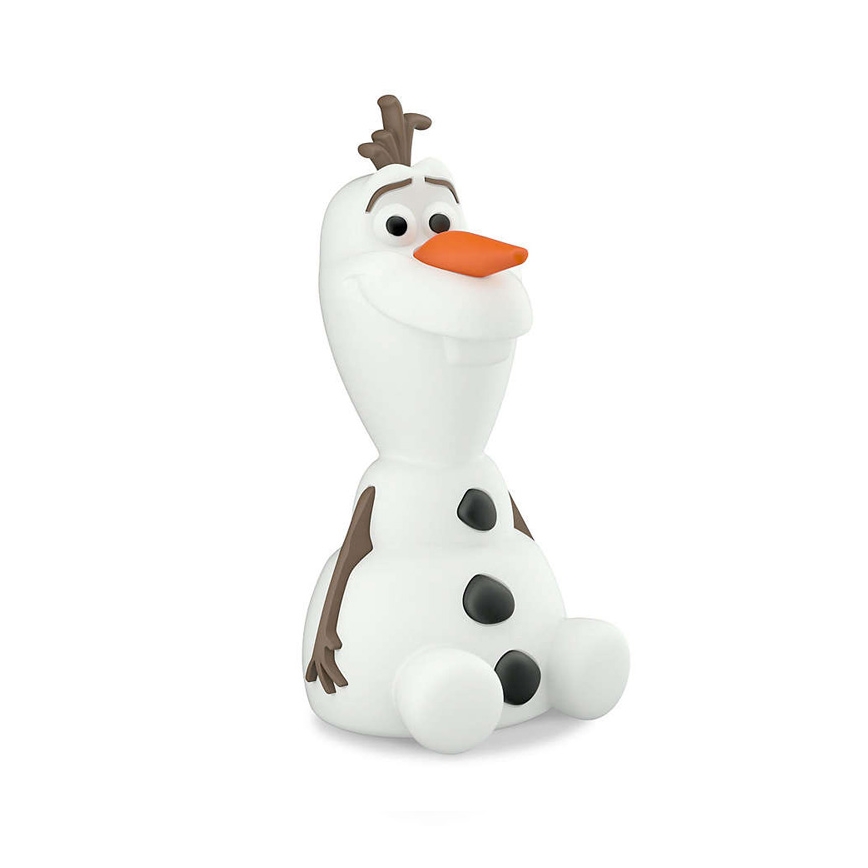 Philips 71768/08/16 - Lampada LED per bambini DISNEY FROZEN OLAF LED/0,3 W/2xAAA Pupazzo di neve