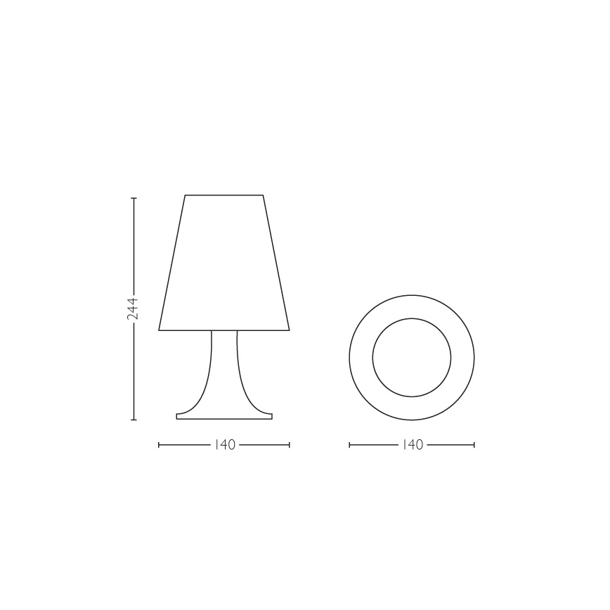 Philips - Lampe de table enfant LED/2,3W/230V