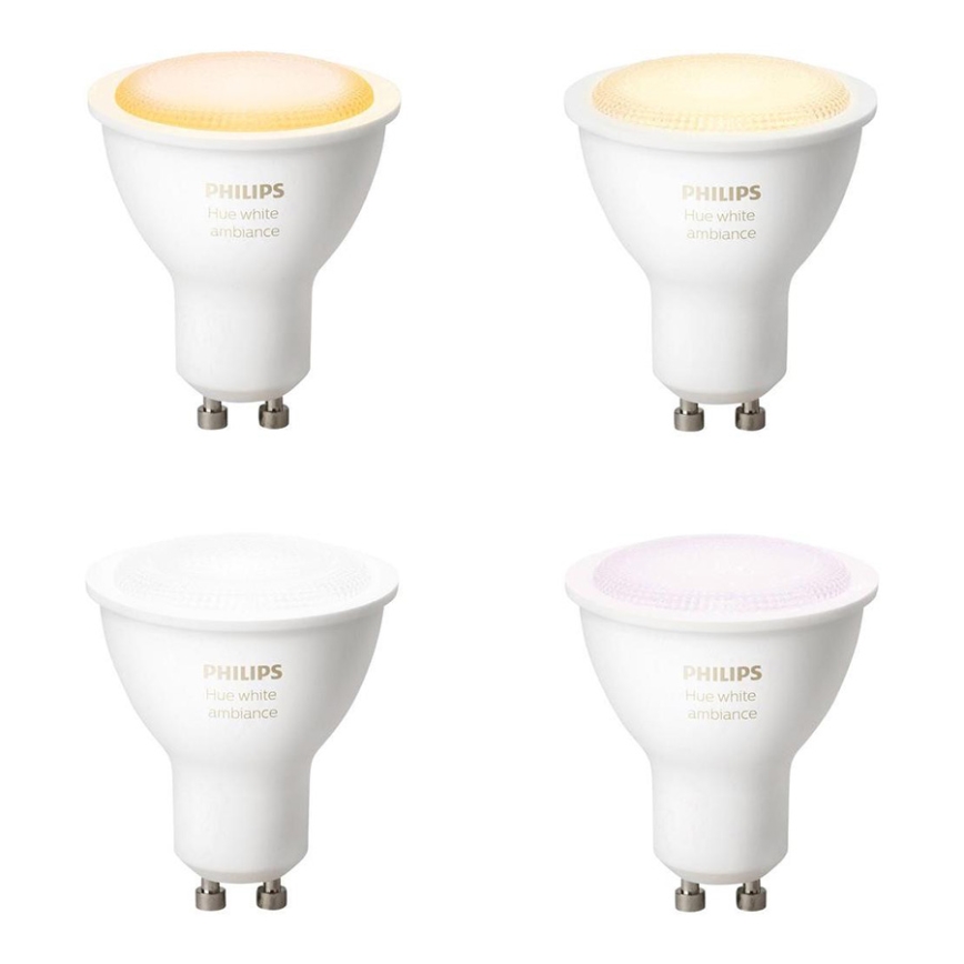 Philips 8718696598283 - Ampoule LED à intensité modulable HUE 1xGU10/5,5W