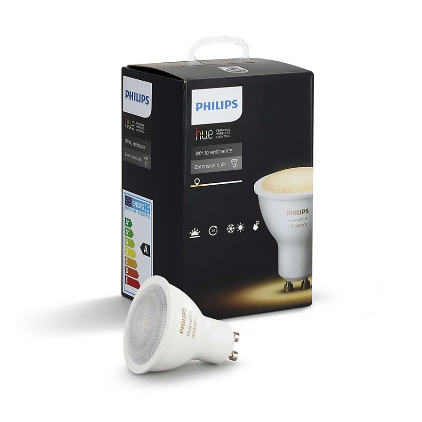 Philips 8718696598283 - Ampoule LED à intensité modulable HUE 1xGU10/5,5W