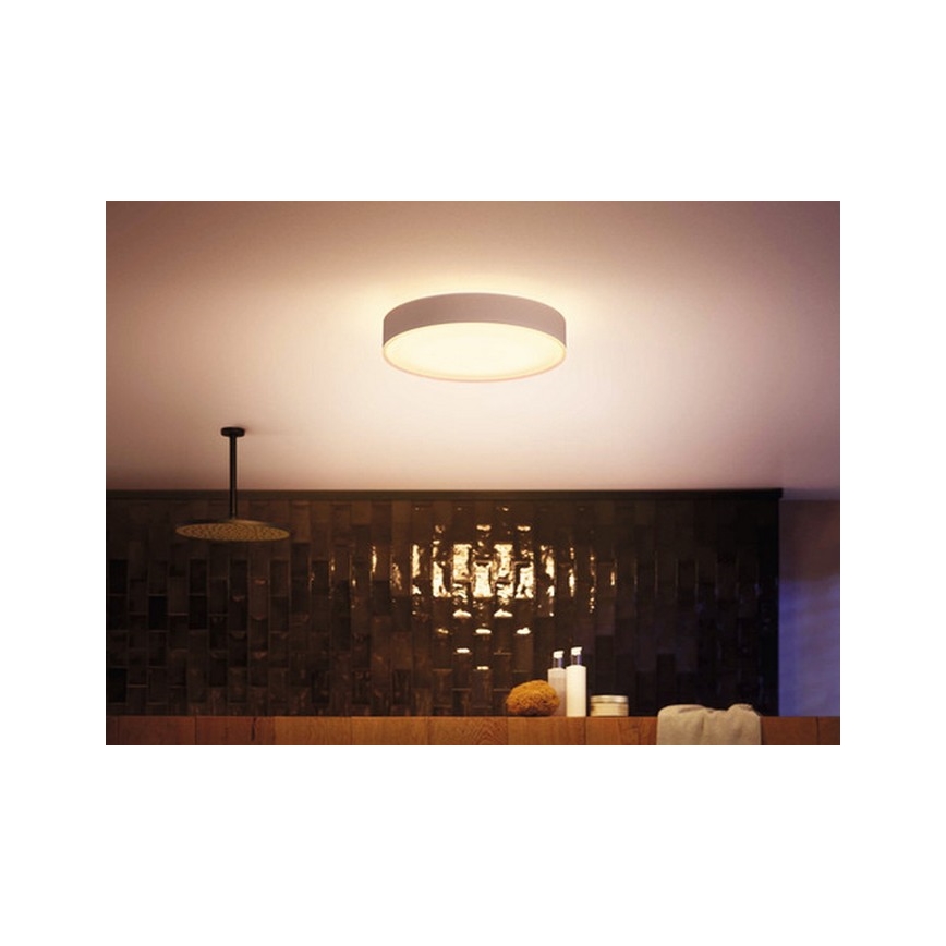 Philips - Ampoule à intensité variable Hue DEVERE LED/19,2W/230V IP44 d. 381 mm 2200-6500K + télécommande