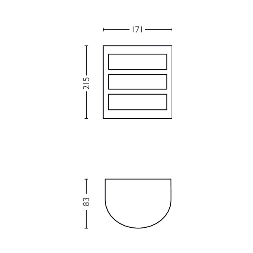 Philips - Applique a LED da esterno LED/6W/230V 2700K IP44