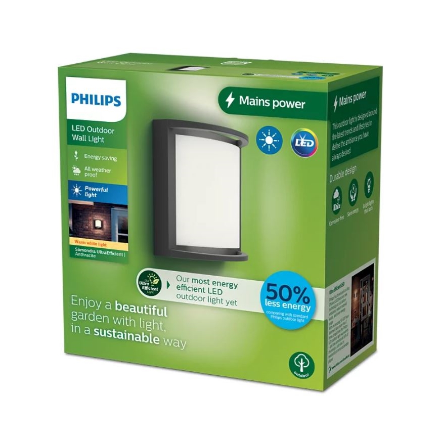 Philips - Applique a LED da esterno SAMONDRA LED/3,8W/230V IP44