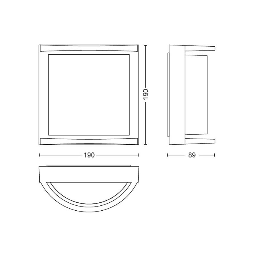 Philips - Applique a LED da esterno SAMONDRA LED/3,8W/230V IP44
