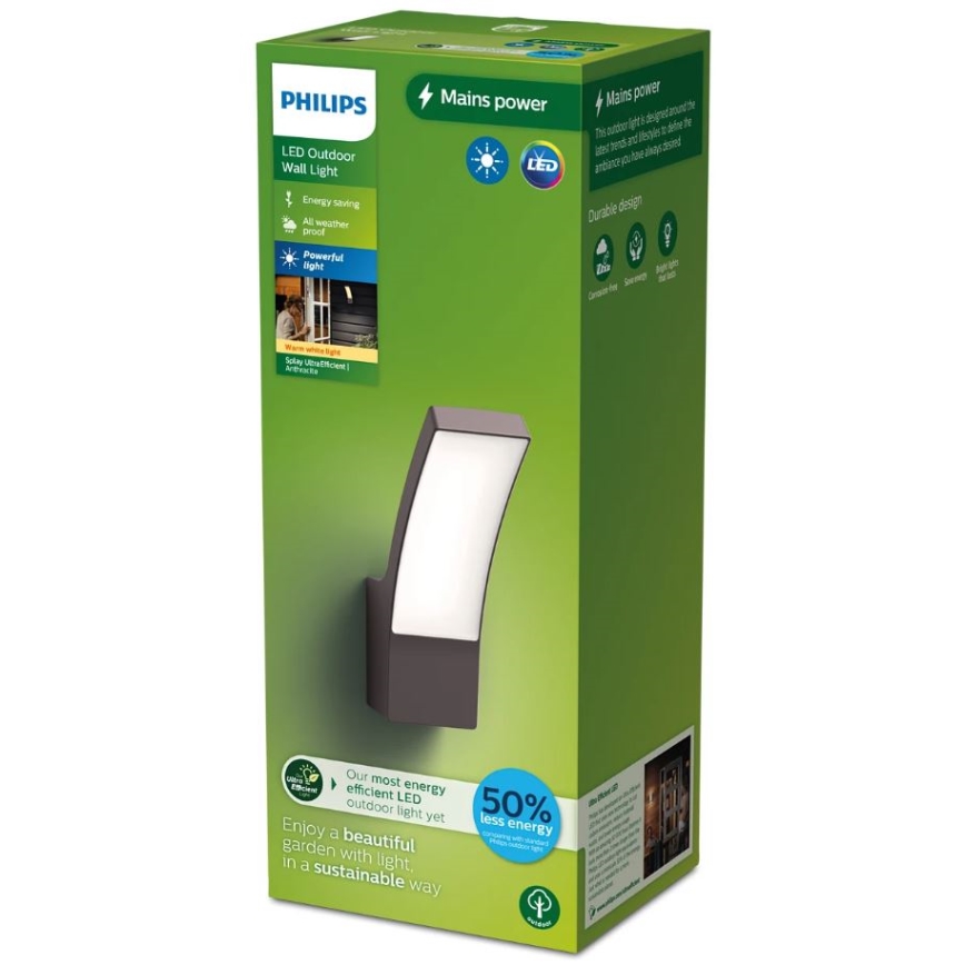 Philips - Applique a LED da esterno SPLAY LED/3,8W/230V IP44