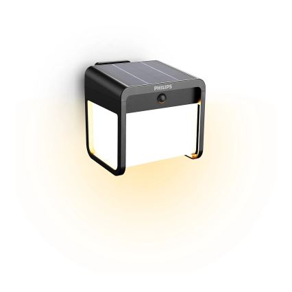 Philips - Applique a LED solare con sensore EZRA LED/1,8W/3,7V 3000K IP44