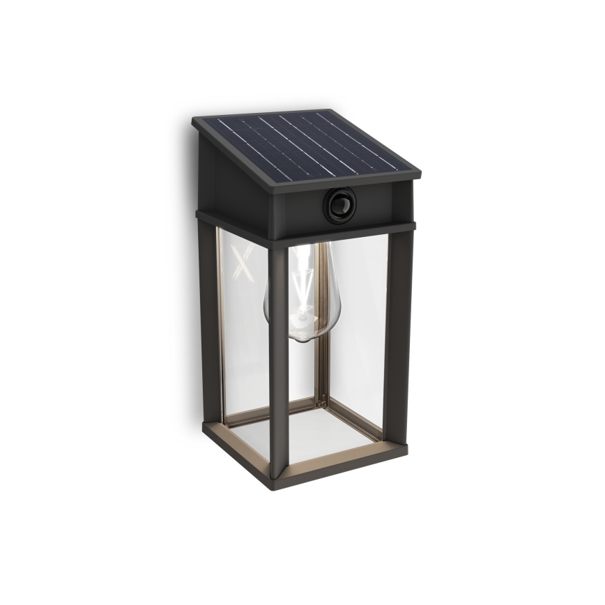 Philips - LED Applique solare con sensore di movimento e crepuscolare GERI LED/3,2W/3,7V 2600 mAh 4000K IP44