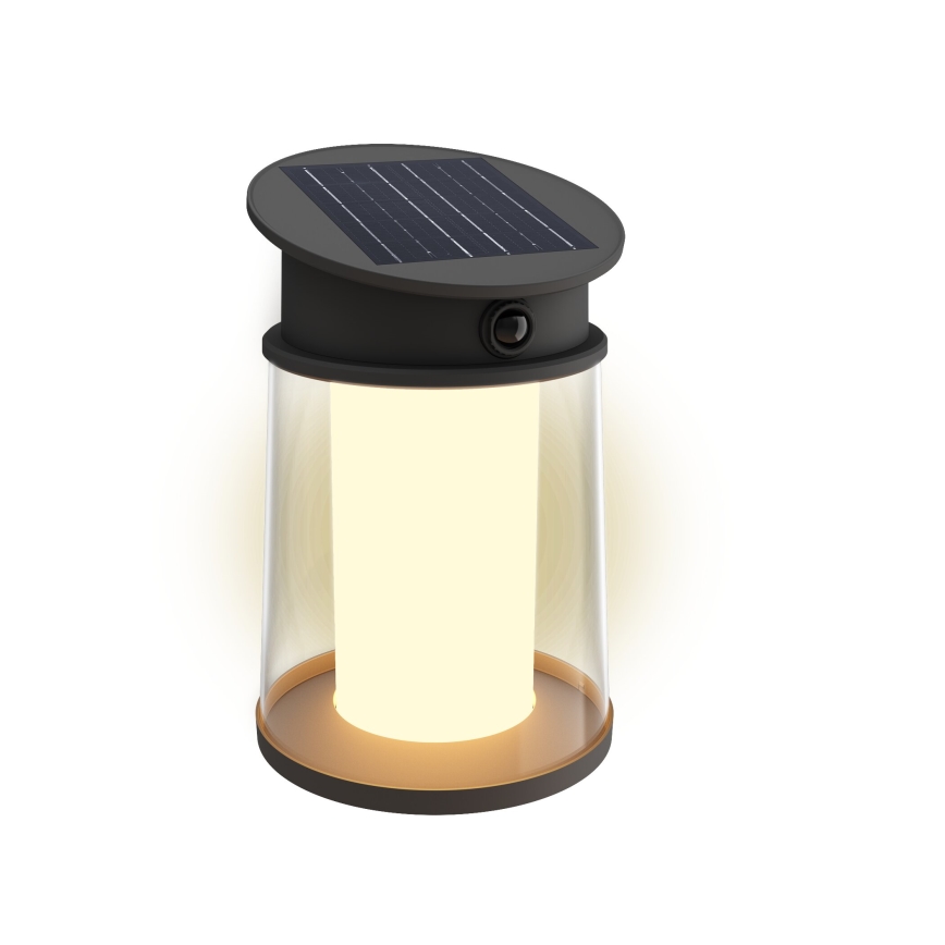 Philips - LED Applique solare con sensore di movimento e crepuscolare JUDA LED/3,2W/3,7V 2600 mAh 2700K IP44