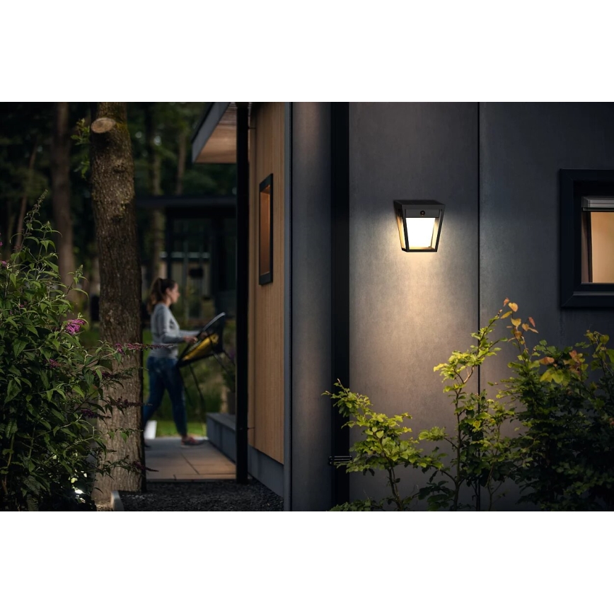Philips - Applique a LED solare con sensore NISSA LED/1,8W/3,7V 3000K IP44