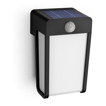 Philips - Applique a LED solare con sensore SHROUD LED/2,3W/3,7V 600 mAh IP44